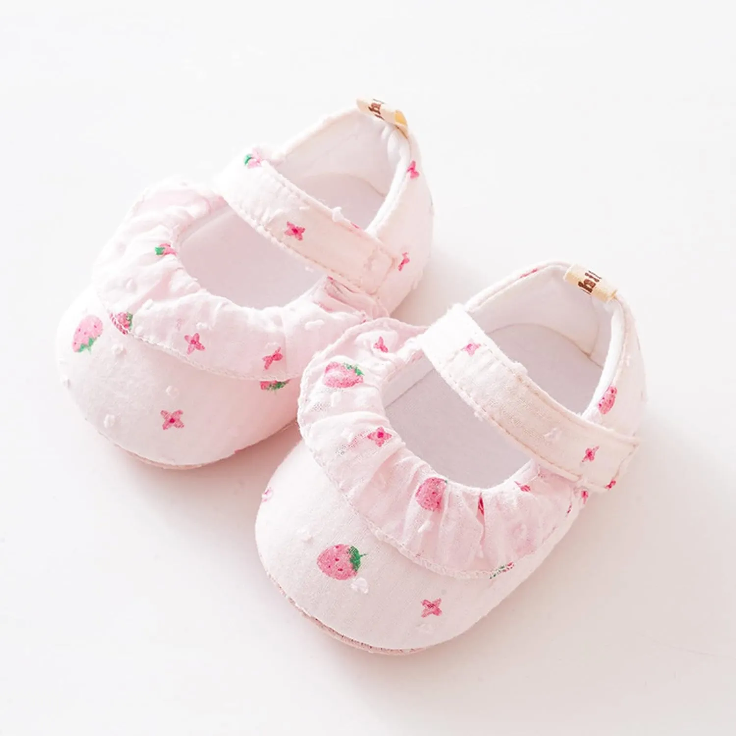 Toddler Infant Shoes Strawberry Prints Soft Non Slip Socks Baby Floor Sandals Socks Toddler Girl Cute Dress Shoes