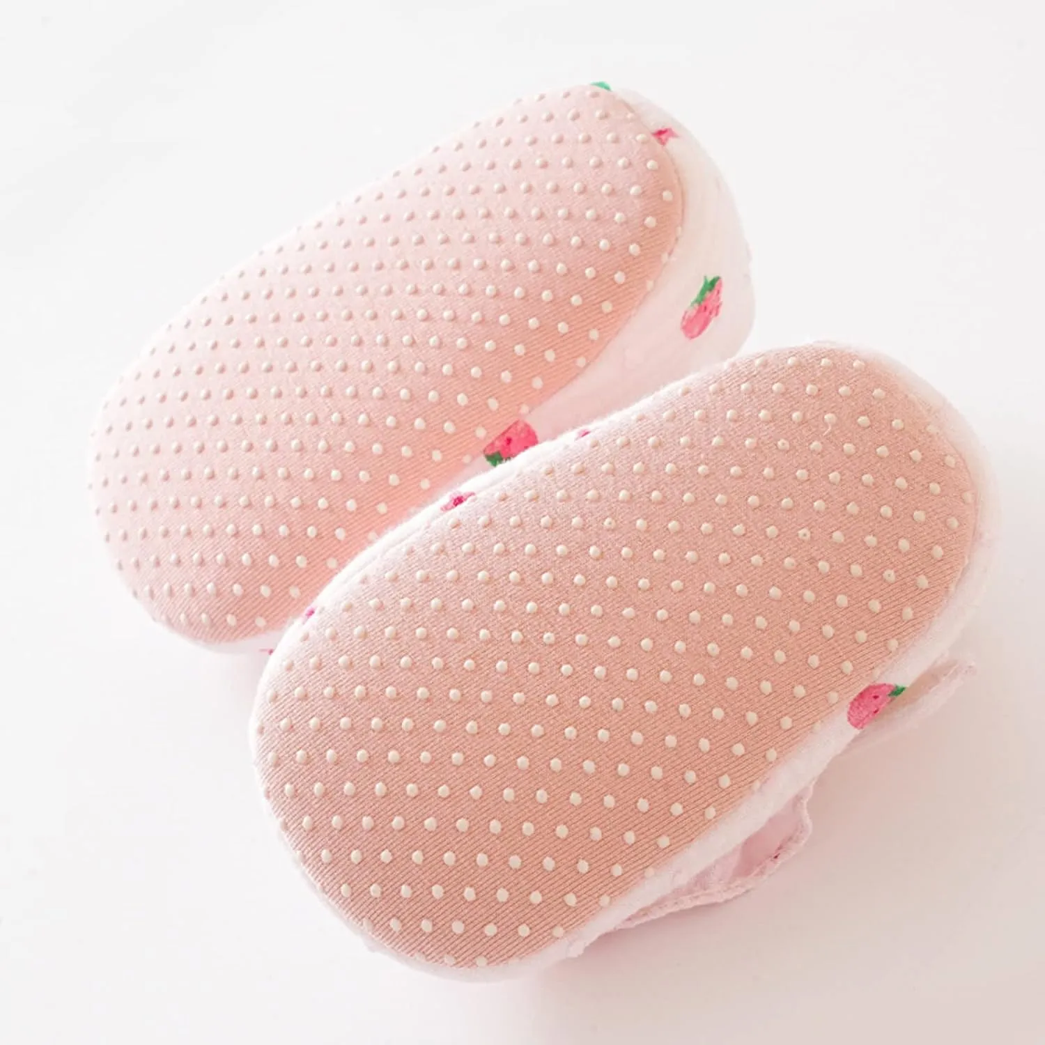 Toddler Infant Shoes Strawberry Prints Soft Non Slip Socks Baby Floor Sandals Socks Toddler Girl Cute Dress Shoes