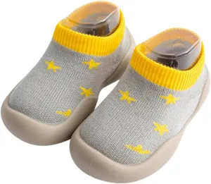Toddler Sock Shoes,Infant Boys Girls Animal Cartoon Socks Shoes Fleece Warm Floor Socks Non Slip Sock Shoes B