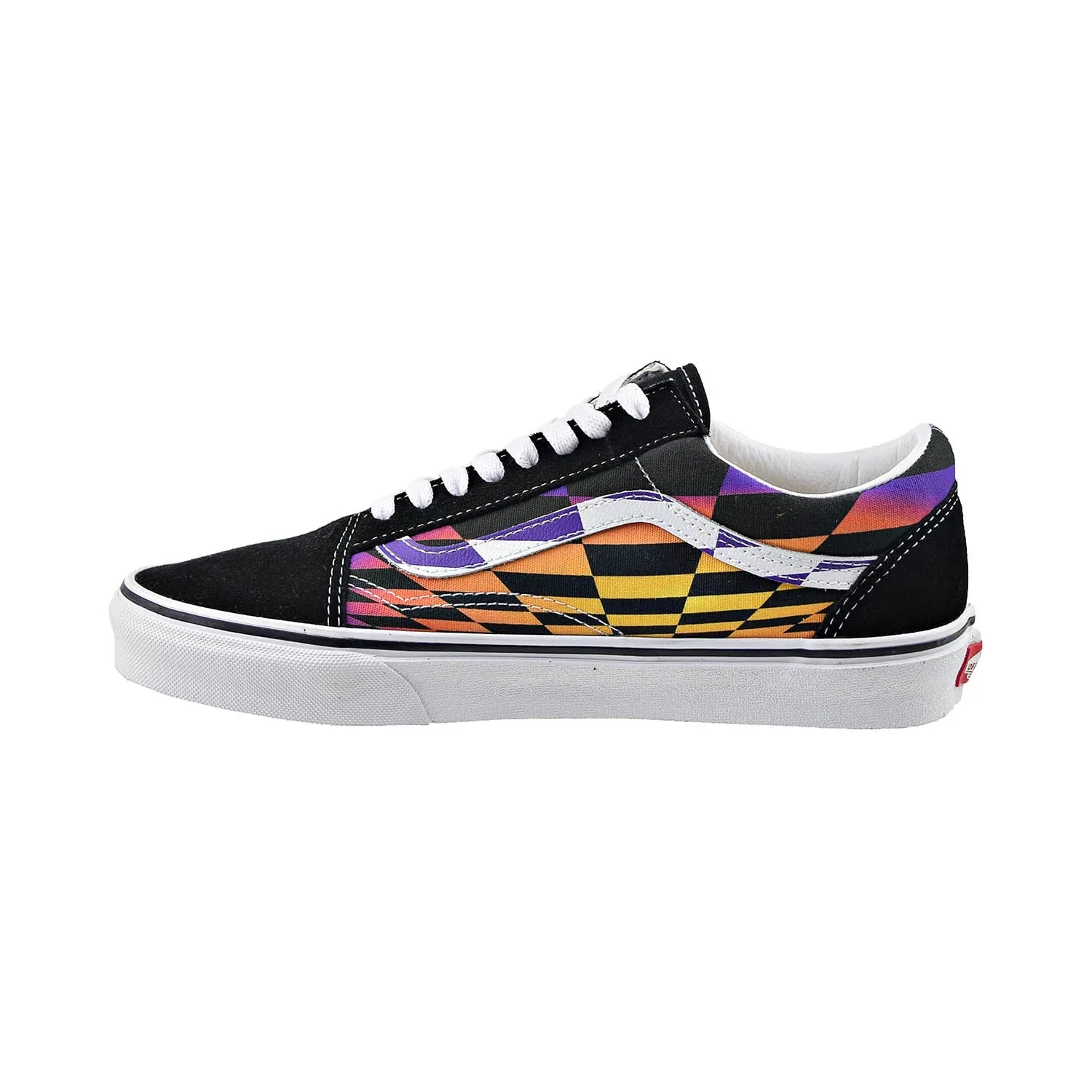 Vans Graphic Check Old Skool Men's Shoes Black-Multi