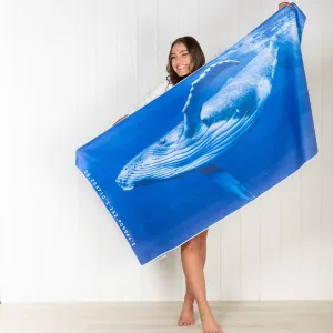 Whale Wave Destination Towels
