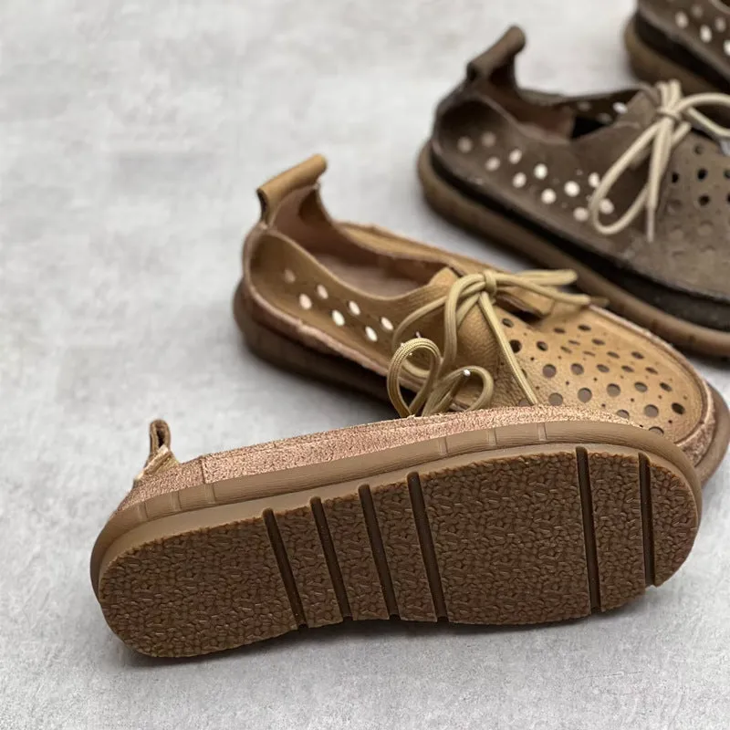 Women Casual Soft Hollow-out Flat Shoes