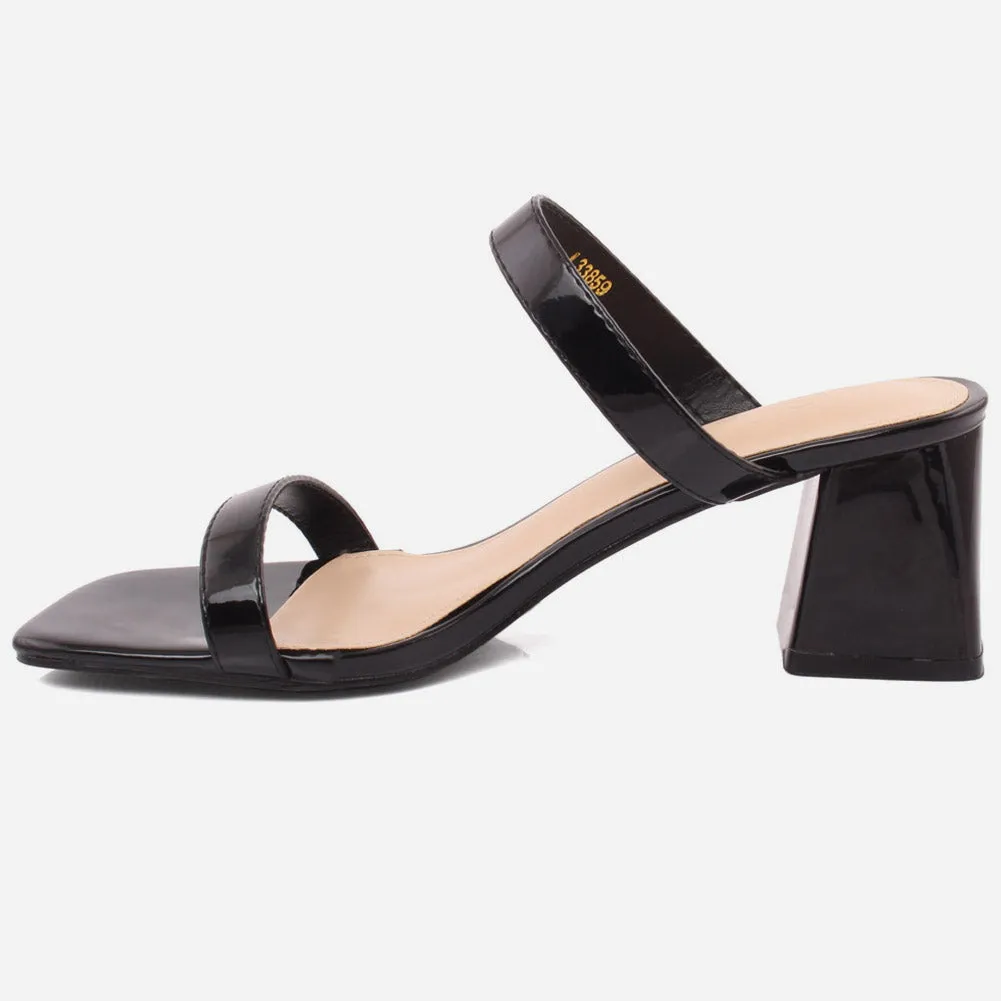 Women "HALLE" Wide Fit Block Heel Sandals