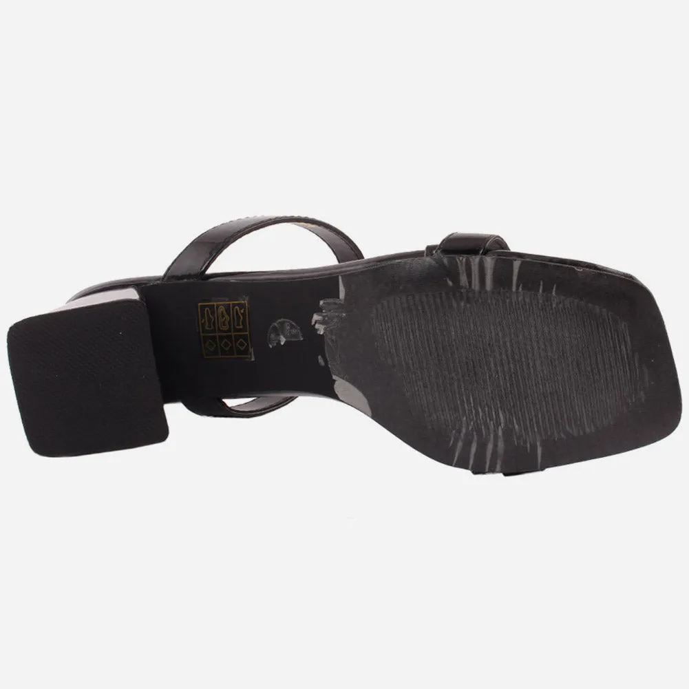 Women "HALLE" Wide Fit Block Heel Sandals