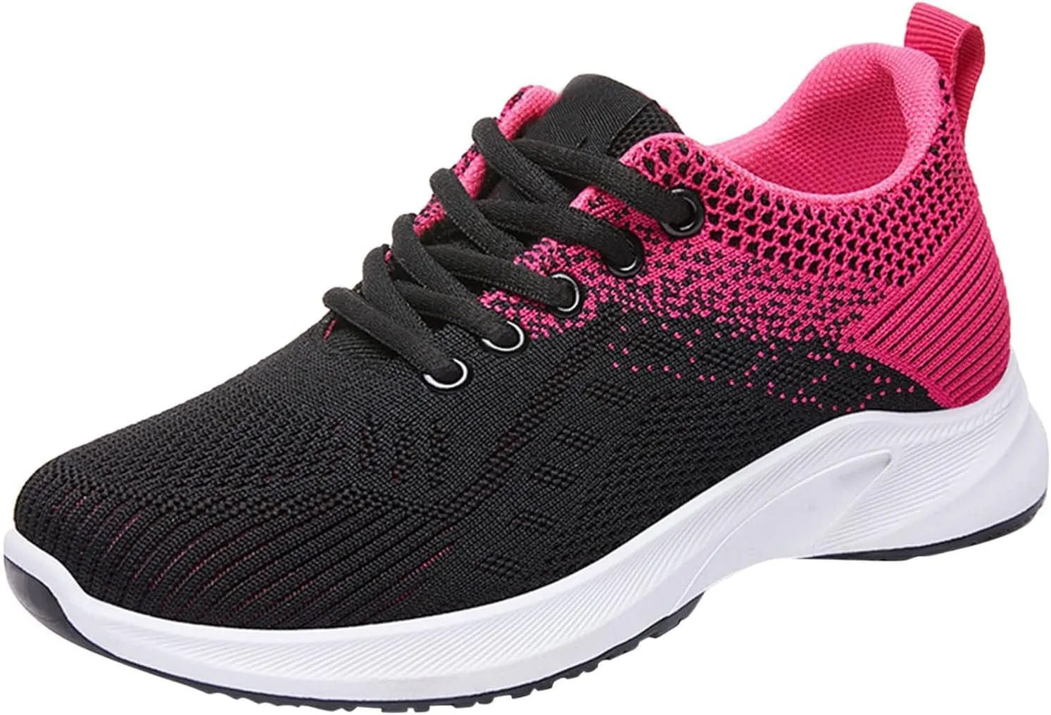 Womens Fashion Tennis Walking Shoes Mesh Breathable Gym Work Fashion Sneakers Lightweight Arch Support Walking Shoes Jogging Running Sneakers Training Comfortable Casual Shoe