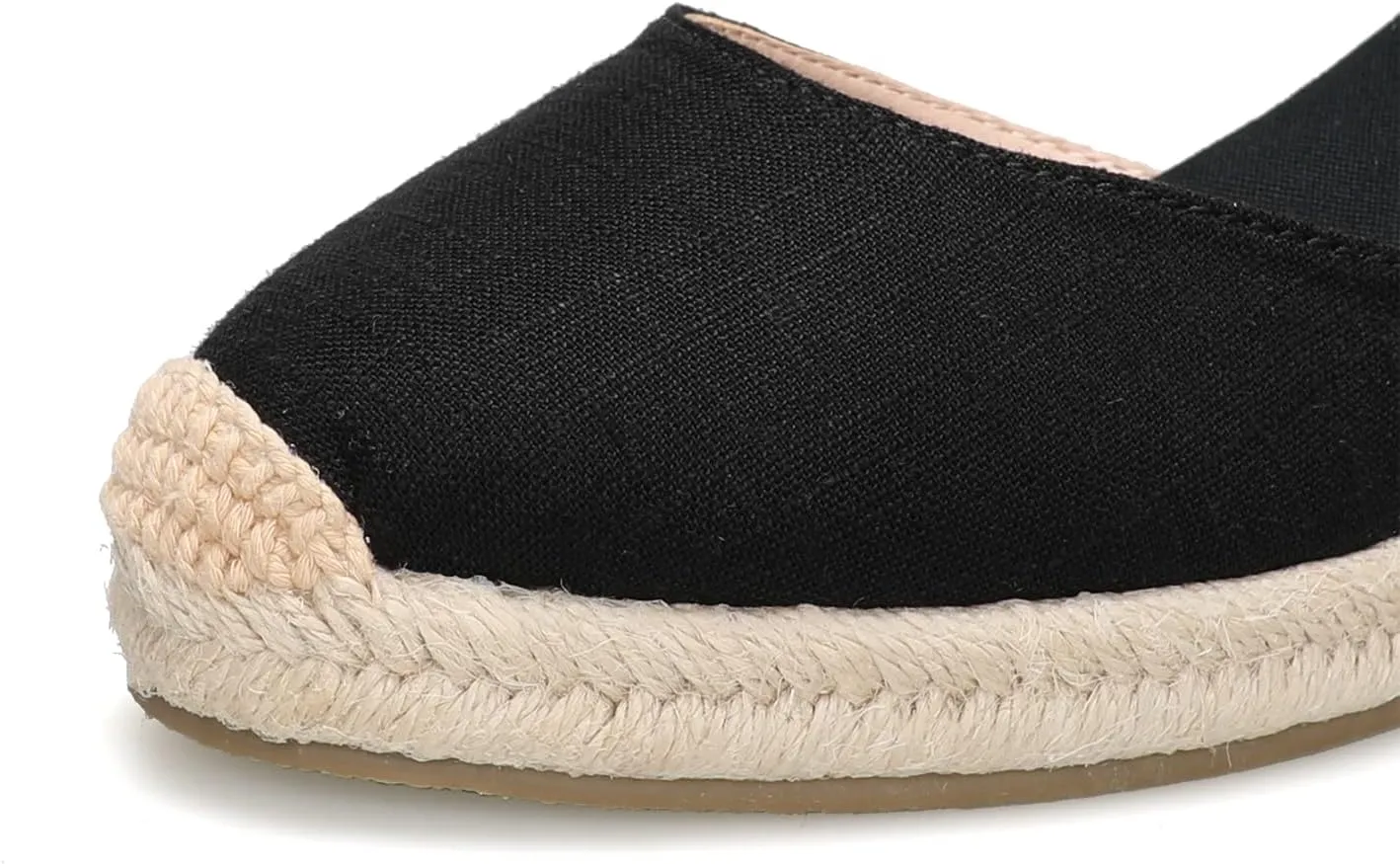 Womens Platform Wedges Espadrilles, 3" Wedge, Soft Ankle-Tie Strap, Closed Toe, Classic Summer Sandals