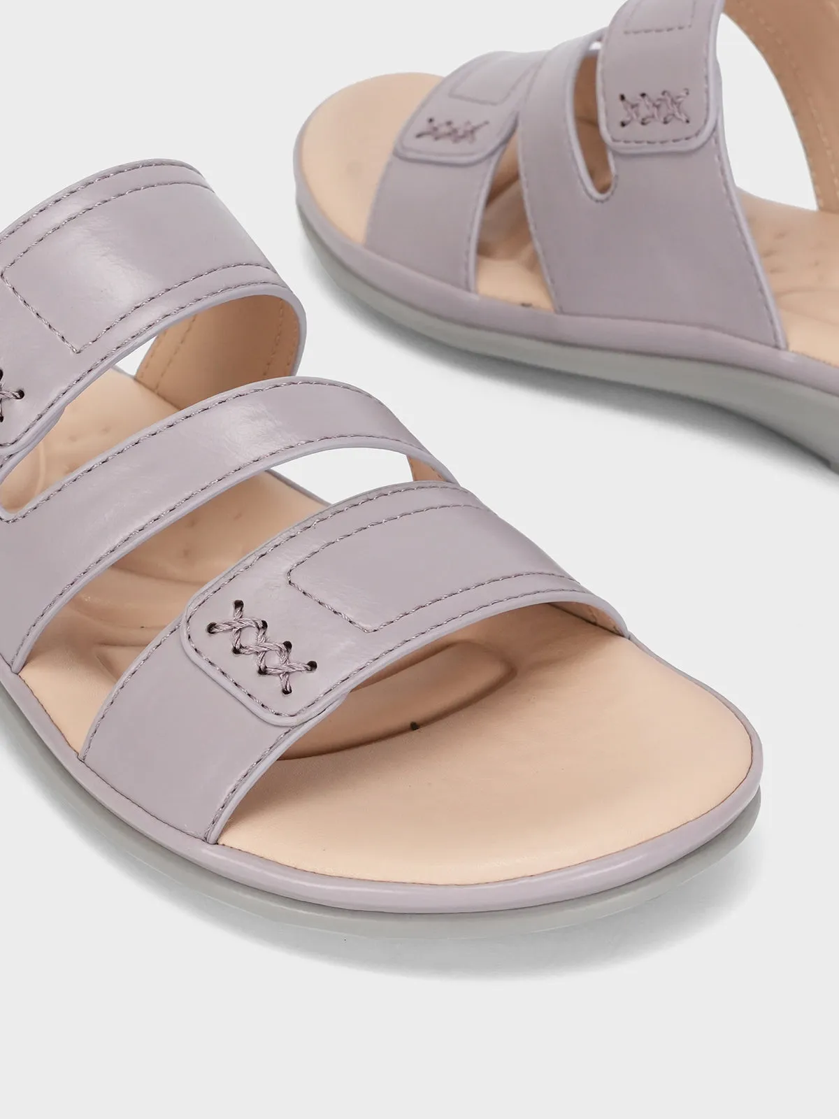 Women's "EMANI" Casual Open Toe Slippers