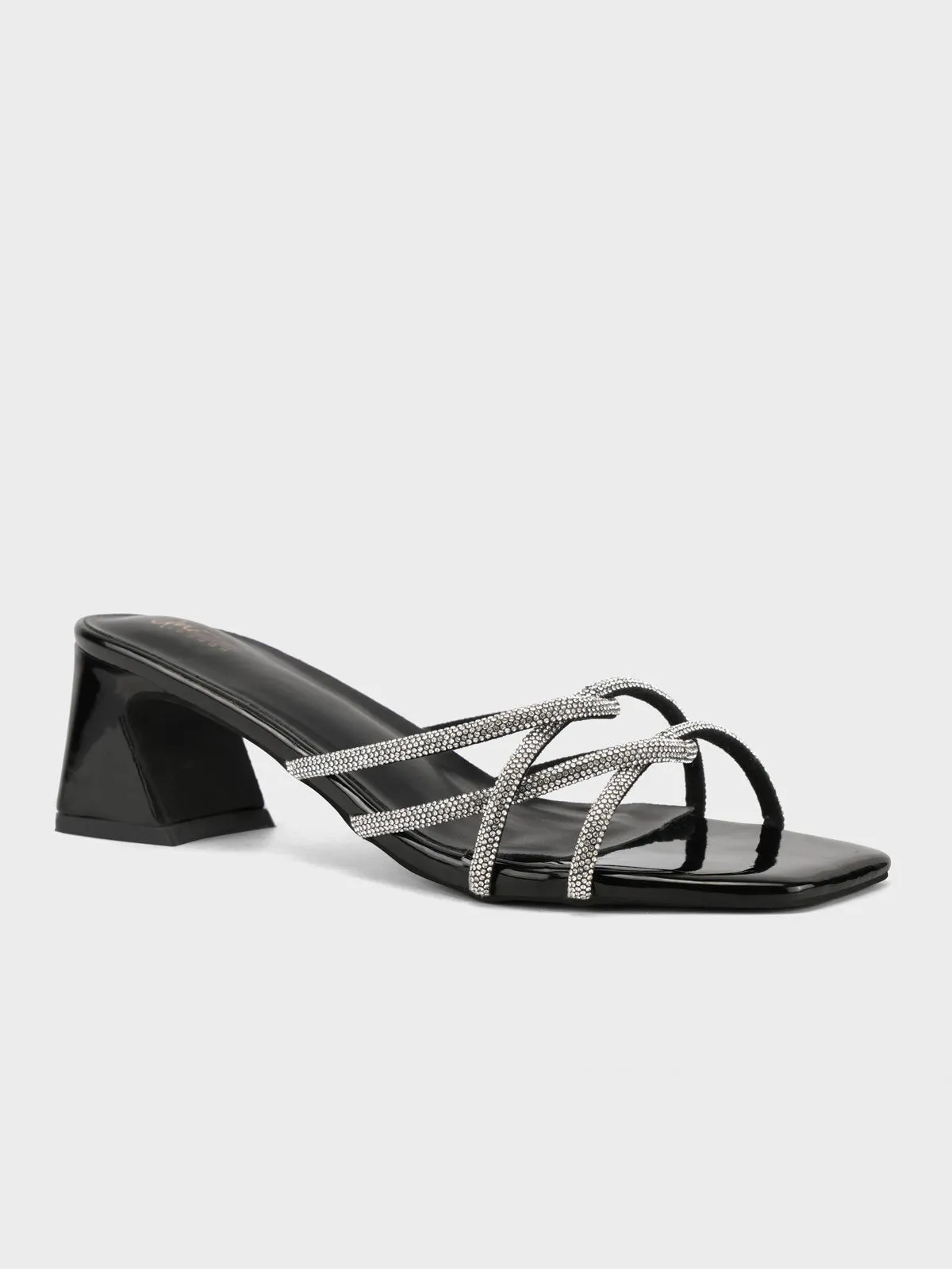 Womens "STRIDE" Block Heeled Sandals