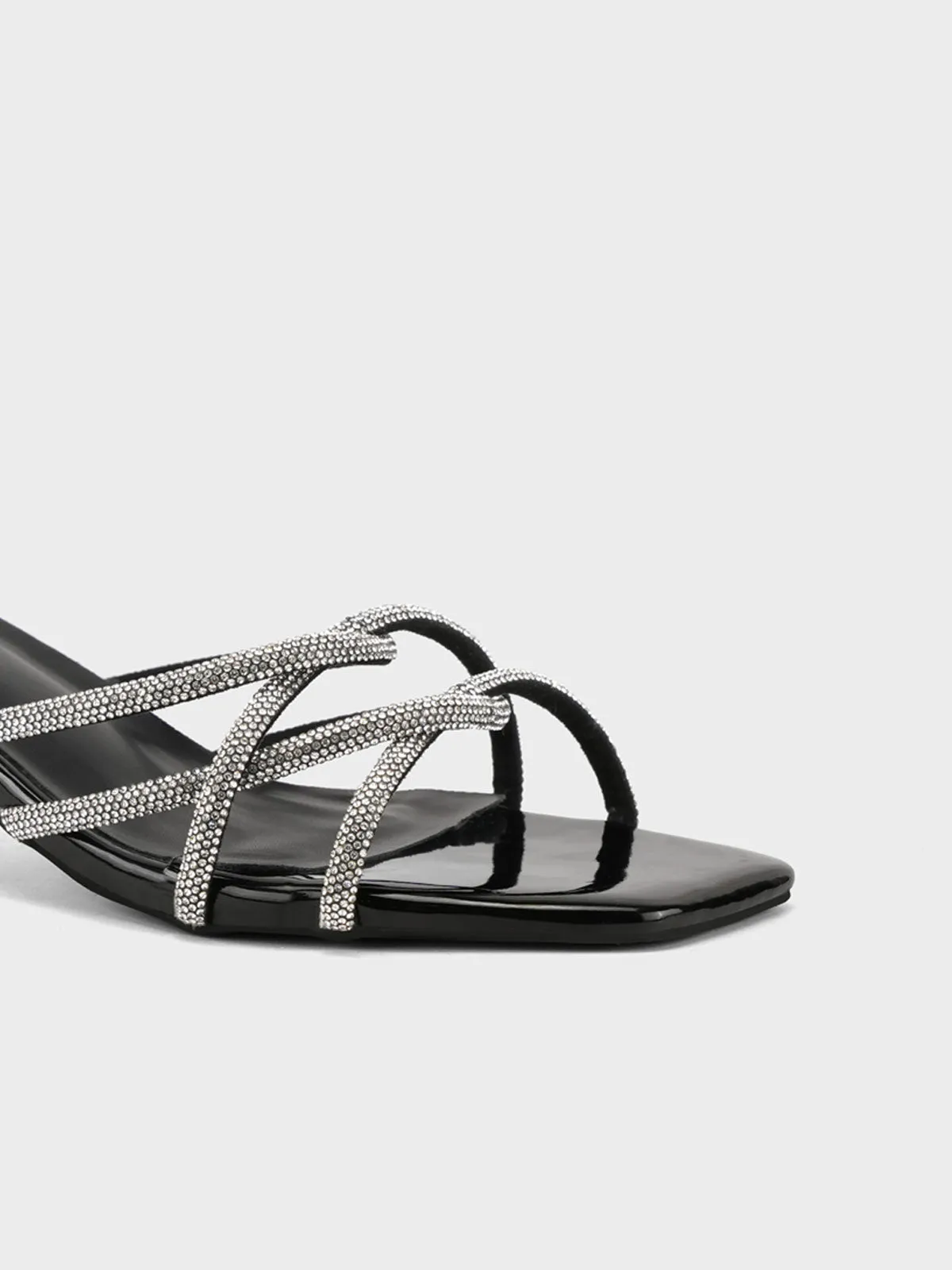 Womens "STRIDE" Block Heeled Sandals