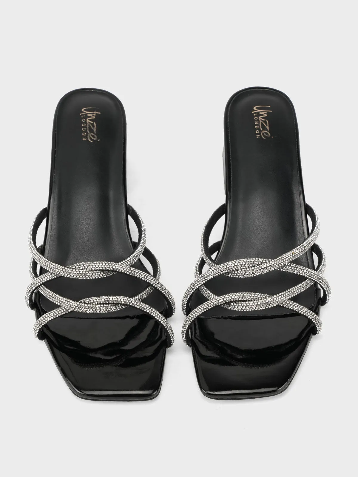 Womens "STRIDE" Block Heeled Sandals