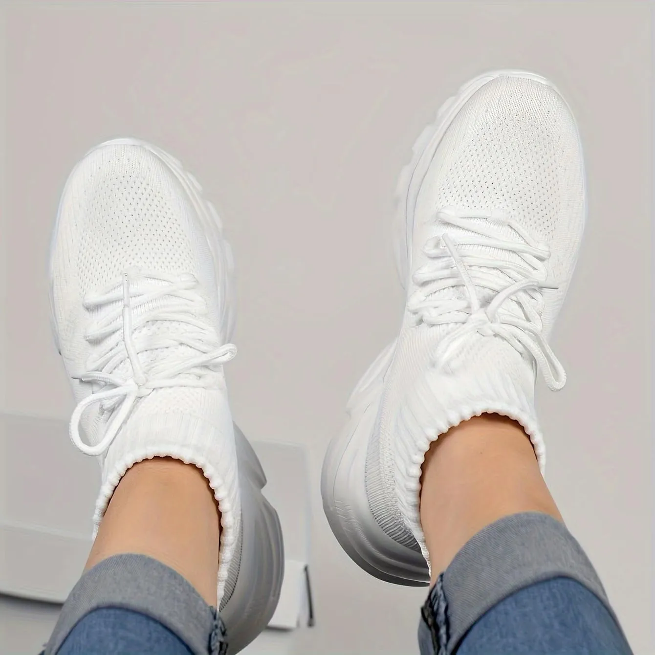 Women's Running Shoes Breathable Lightweight Comfortable Ultralight Fashion Sneakers Non-Slip Support Walking Shoes Walking Gym Workout Casual Shoes