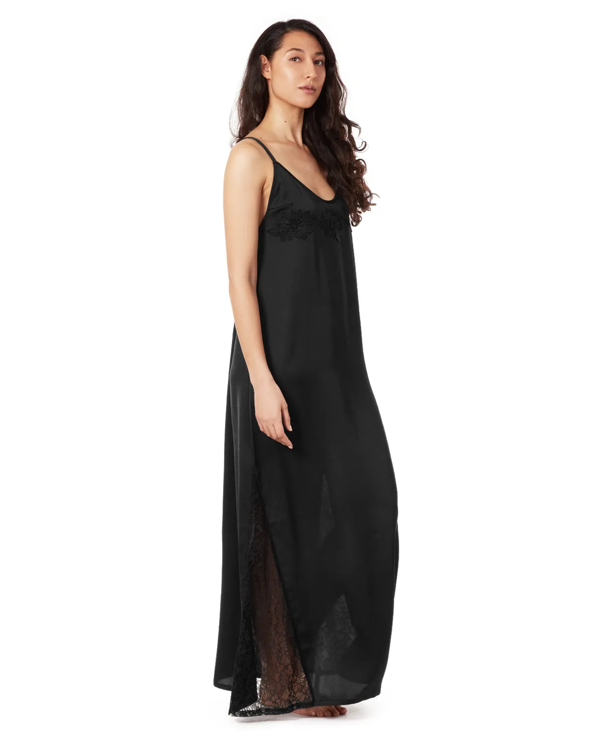 Women's Slip Dress with Lace