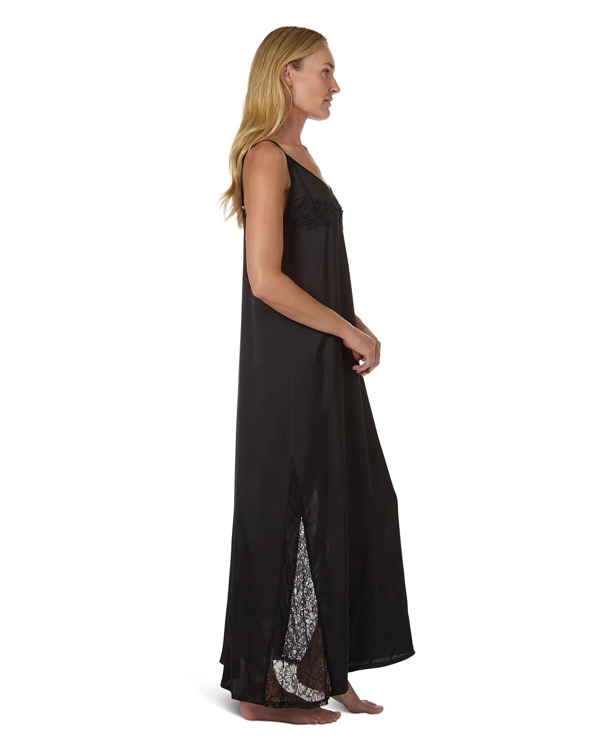 Women's Slip Dress with Lace