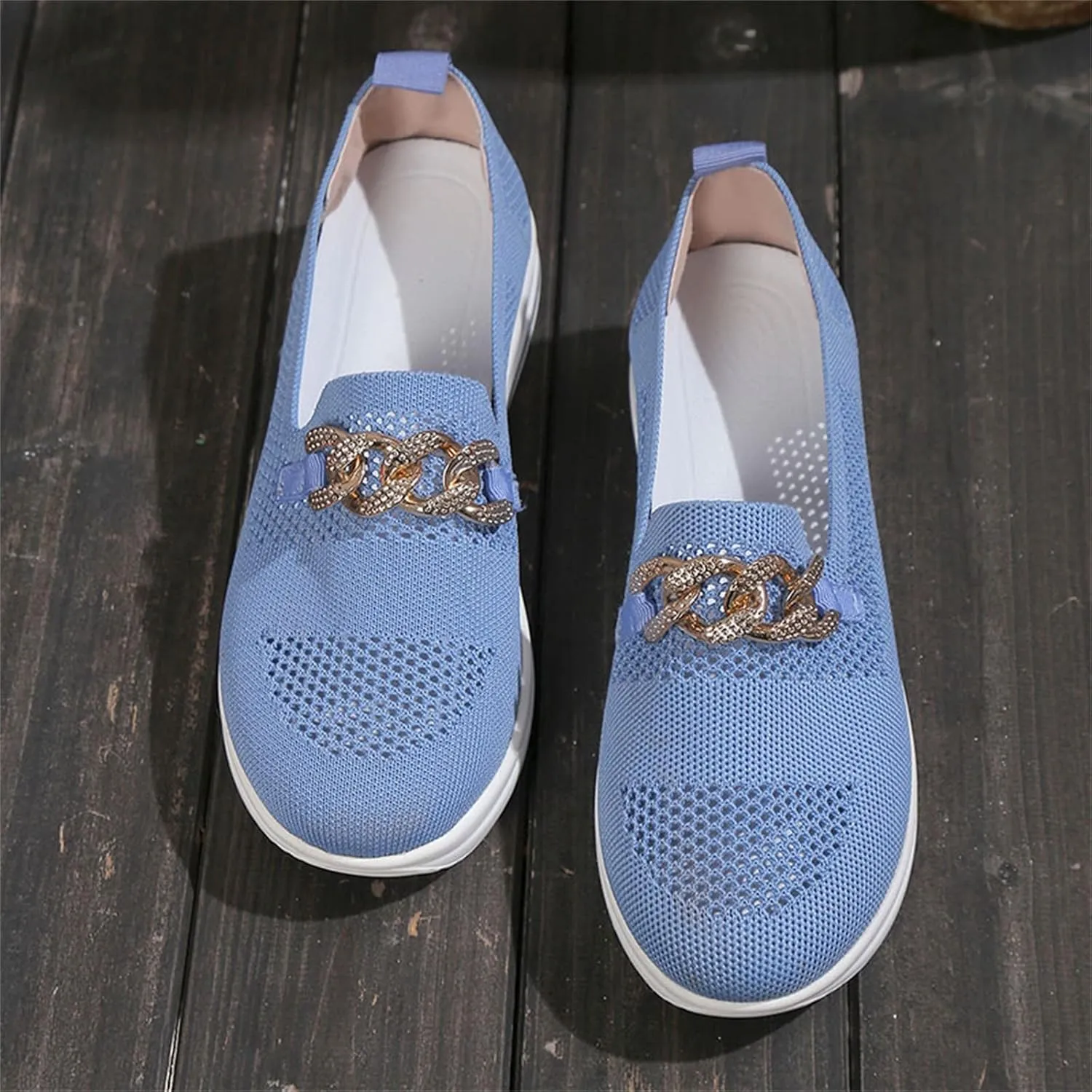 Womens Walking Shoes Trendy Orthopedic Shoes Breathable Mesh Loafers Wide Walking Sneakers Lightweight Non Slip Shoes
