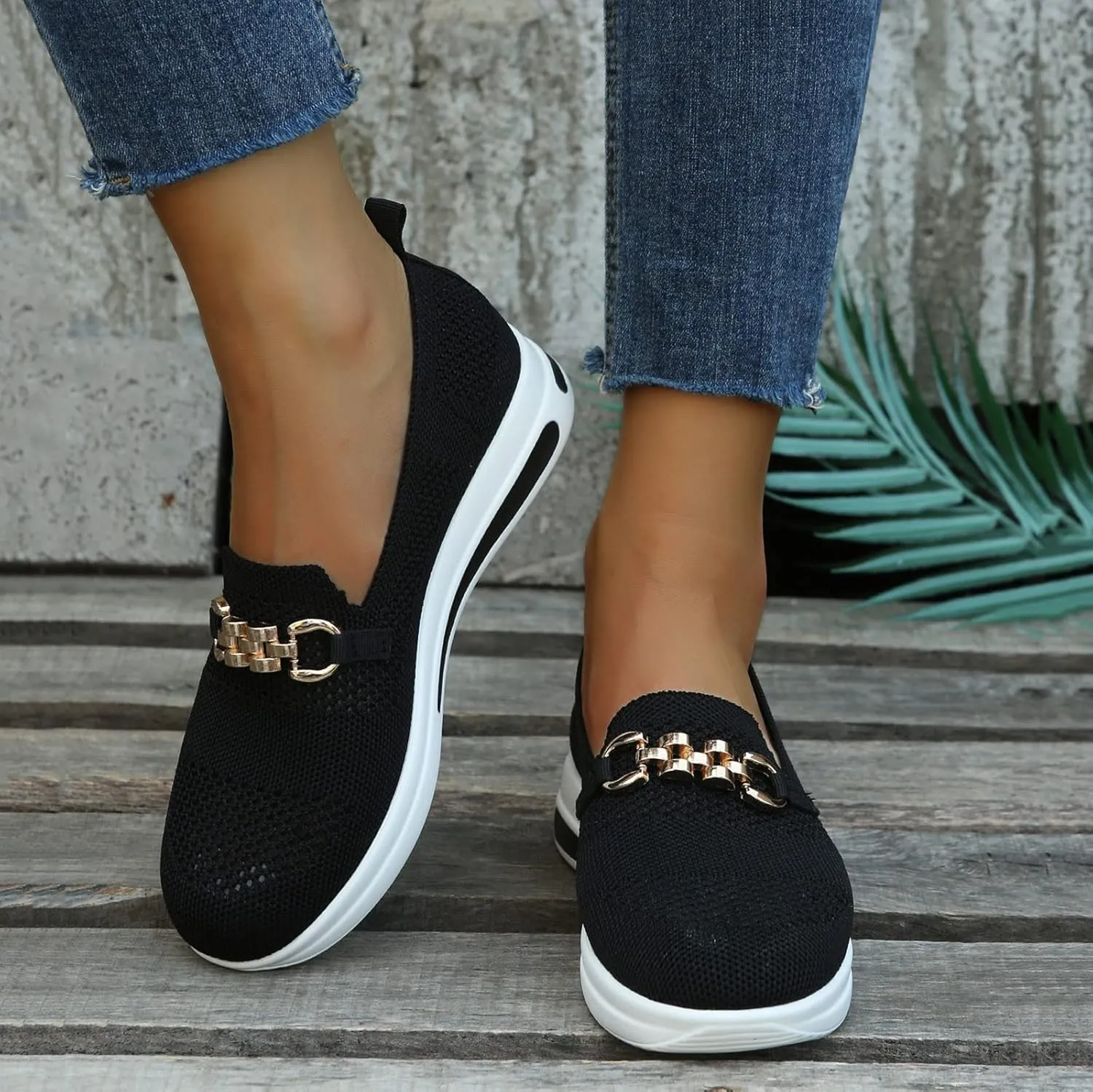 Womens Walking Shoes Trendy Orthopedic Shoes Breathable Mesh Loafers Wide Walking Sneakers Lightweight Non Slip Shoes